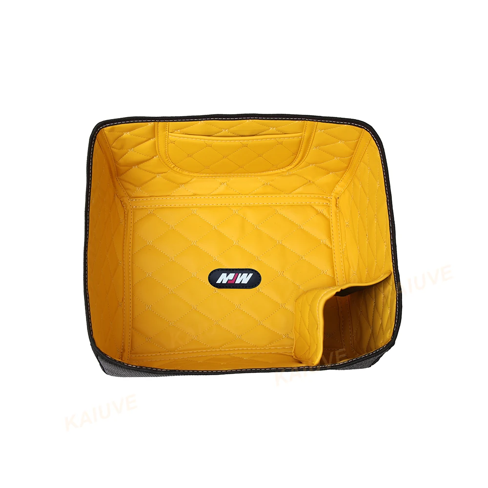 Für 45L Universal Motorrad Schwanz Top Box Abdeckung Pad Gepäck Fall Lagerung Toolbox Innen Liner Innen Futter Kissen PU Leder – Detail 2
