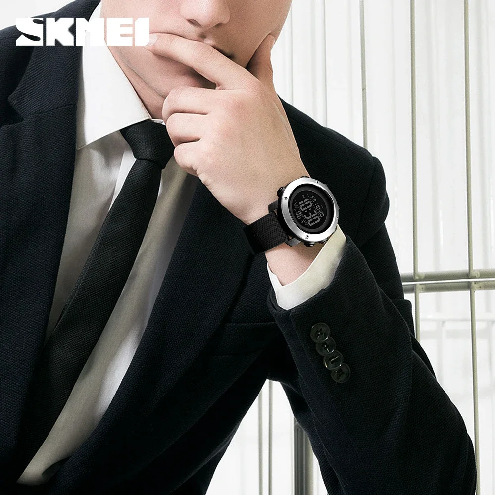 SKMEI 1426 Luxury Digital Watch for Men Sports Waterproof Electronic Mens Wristwatches Stopwatch Alarm Clock 1416 Reloj Hombre 3