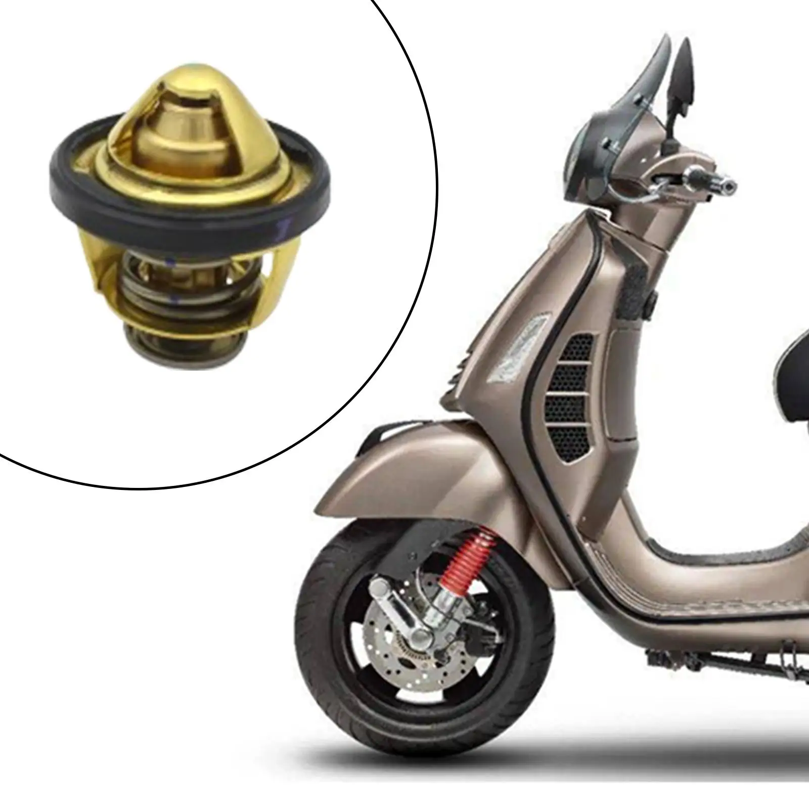 Motorcycle Thermostat Spare Parts Easy to Install Professional High Performance Replacement Accessories for Vespa GTS 300