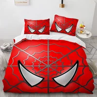 Peter Parker Spider-Man Bedding Quilt Cover Student Bedding Soft Microfiber Bedspread Lightweight Coverlet 2