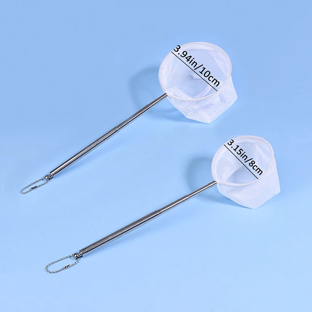 Aquarium Round Fishing Net Extendable Long Handle Fishing Gear For Catching Fish Shrimp Tank Clean Accessories 6