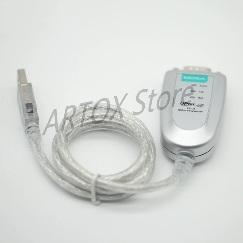 Novo original local foto para moxa uport 1110 usb para rs232 conversor ...