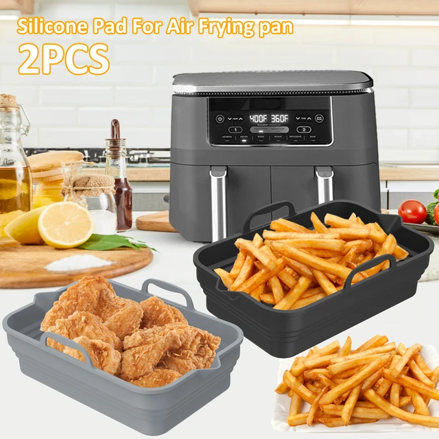 Collapsible Air Fryer for Ninja Silicone Pot Air Fryer Foldable Liner  Basket Replacement of Parchment Paper Liners Food Safe Pan - AliExpress