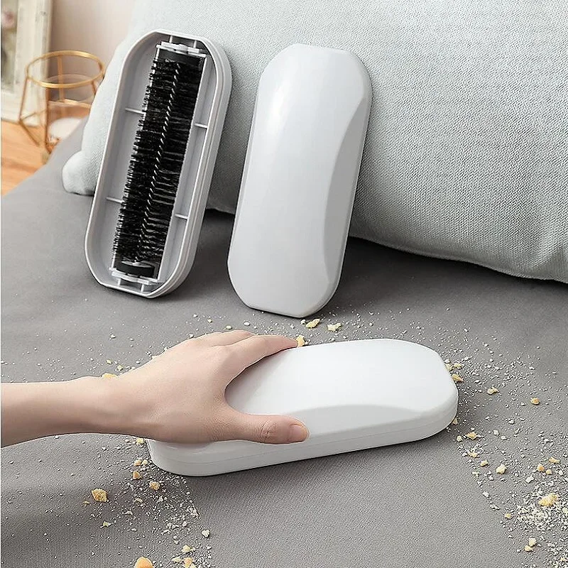 

Carpet Dust Brush Plastic Bedside Table Crumb Sweeper Pet Hair Fluff Cleaner Sticky Picker Lint Roller Clothes Sweeping Cleaning