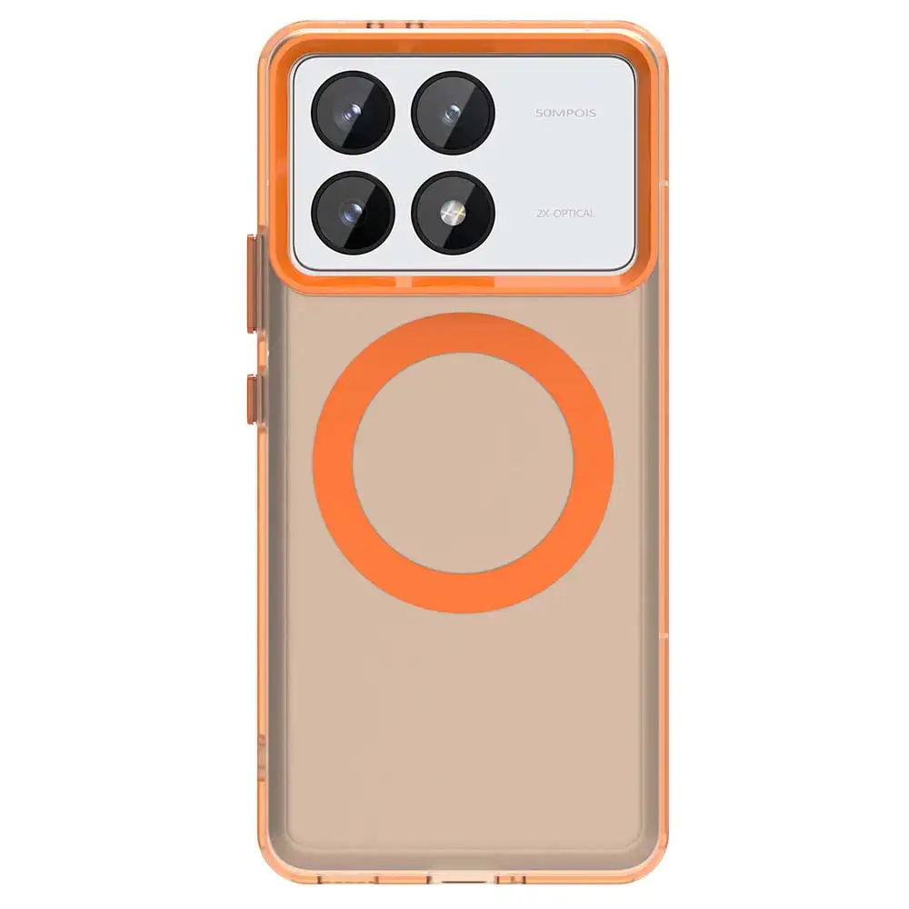 Magnetic Wireless Charging Candy Bumper Case