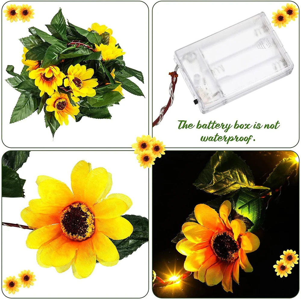 Рисунок 2 - Светодиодная гирлянда на батарейках/солнечных батареях