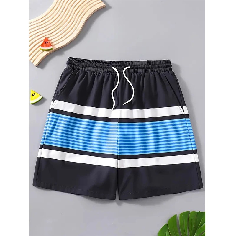 Men’s 3D Print Beach Shorts 4