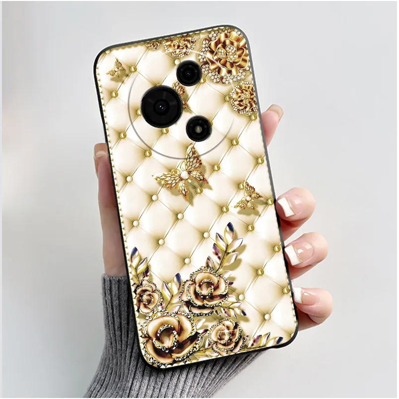 Happy Milk Tea Rabbit Design Anti-Scratch Soft Black Phone Case