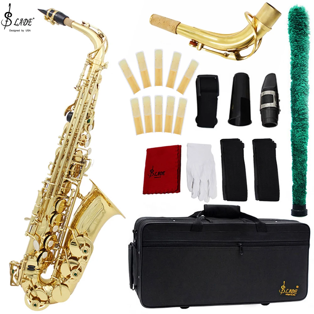 SLADE Mini Pocket Saxophone Eb Alto Saxophone Brass Lacquered Gold E Flat  Sax Woodwind Instrument In Stock - AliExpress