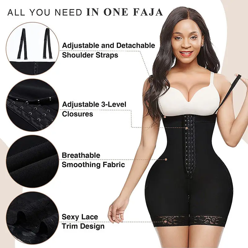 Tummy Control Shapewear Fajas Shorts Butt Lifter Panties Compression Underwear Waist Slimming Body Shaper Boyshorts Daily Wear