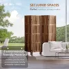 4 Panel Rooms Divider Wall, 5.6 FT Tall Folding Privacy Screen,Partition Divider Room for Room Separation,Rooms Partition Separa 2