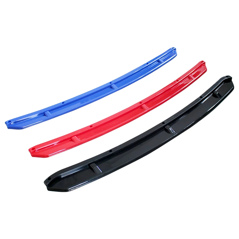 Universal Car Front Bumper Lip Body Kit Spoiler Splitter Diffuser Red Black Blue Canard Splitter ABS Plastic Auto Modification