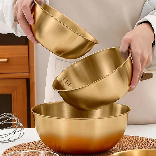 3-Piece Stainless Steel Bowls 1