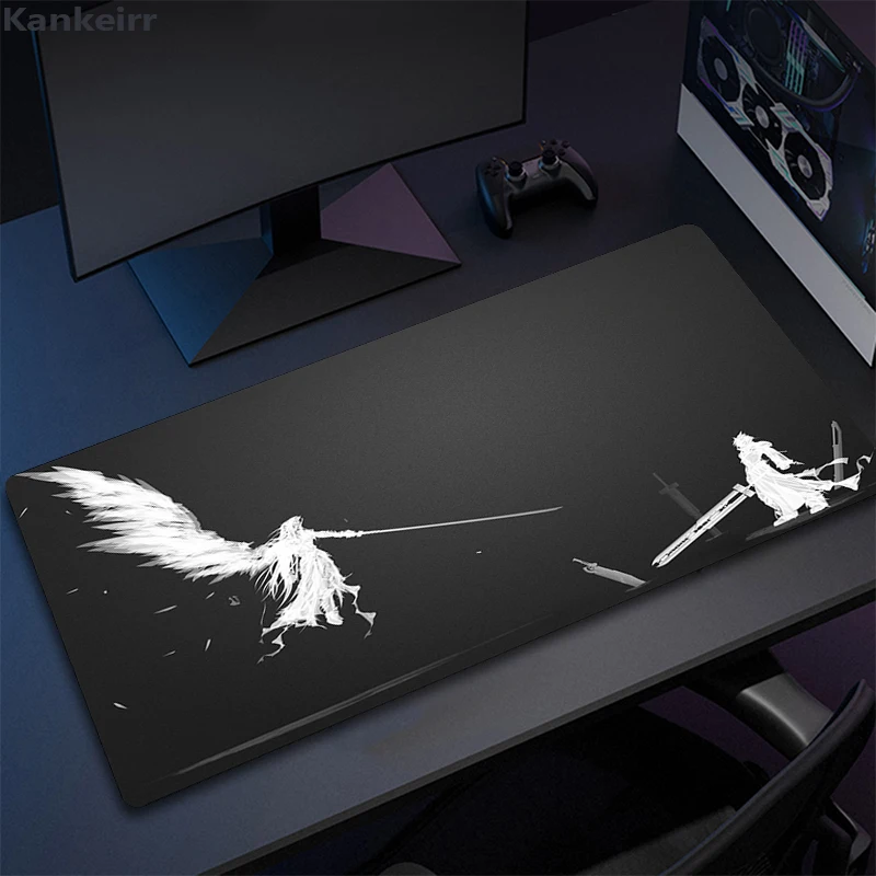 

F-Final Fantasy Mouse Pad Gamer XL Large New Mousepad XXL keyboard pad Desk Mats Office Carpet Soft Computer Desktop Mouse Pad