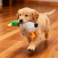 Cute Plush Duck Dogs Squeak Toys Funny Pet Play Intereactive Chew Toy for Small Medium Dog Pets Supplies Accessories 1