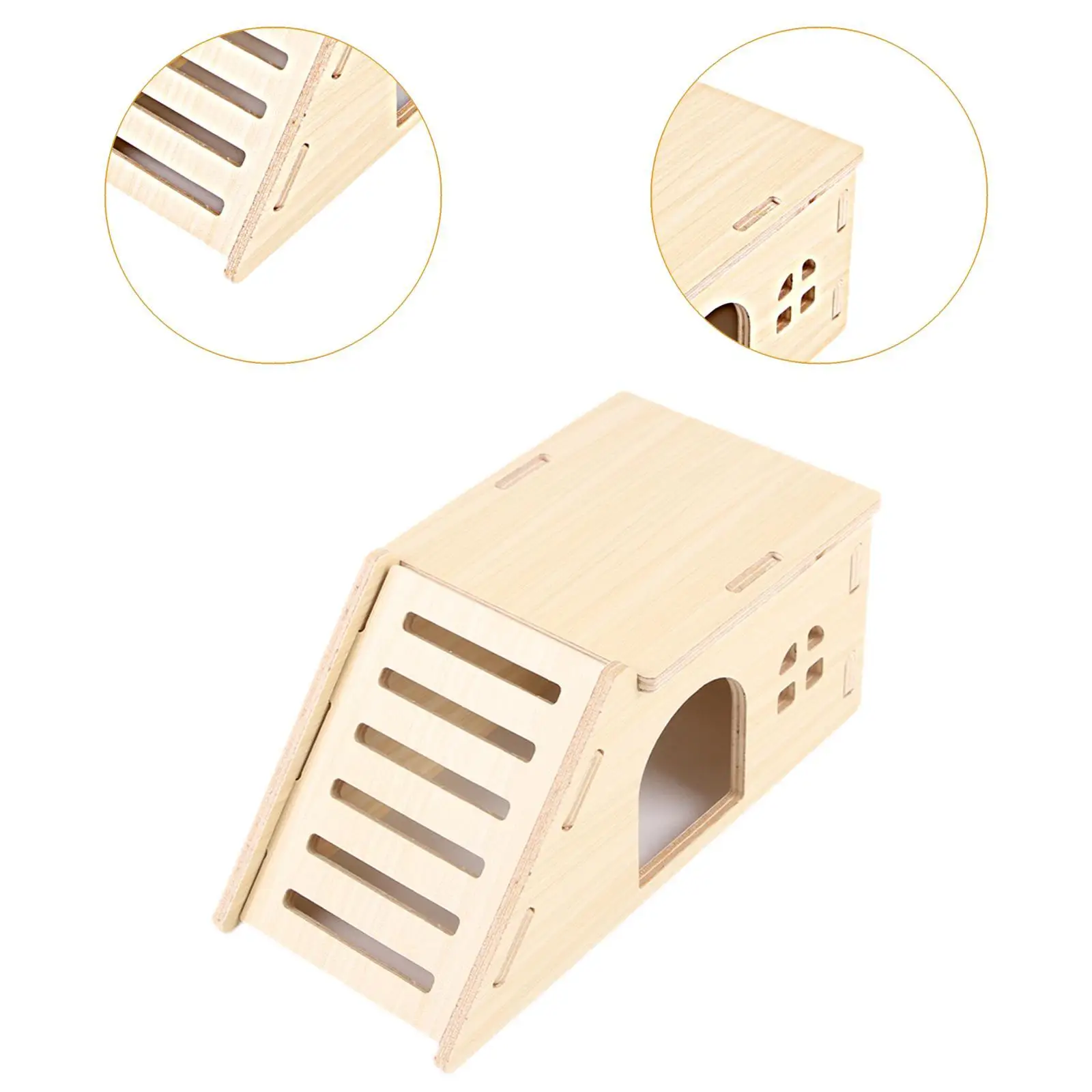 Hamster Climbing Toy Hideout Interesting Rest and Exercise Animal Climbing Stair for Similar Sized Pets Rat Gerbils Pet Gifts