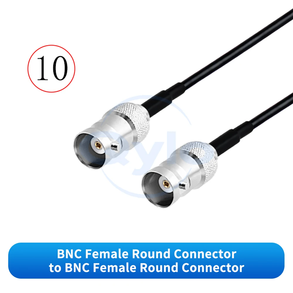 BNC zu BNC Stecker-Buchse Adapterkabel Antennen-HF-Verlängerungskabel Hochflexibles RG174 TPU-Kabel BNC zu BNC Kabel (1 Stück) – Detail 12