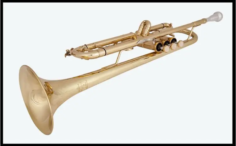 Silver Plated Trumpet LT197GS-77 Small Brass Musical Instrument Trompeta Professional High Grade. Bb Small Trumpet