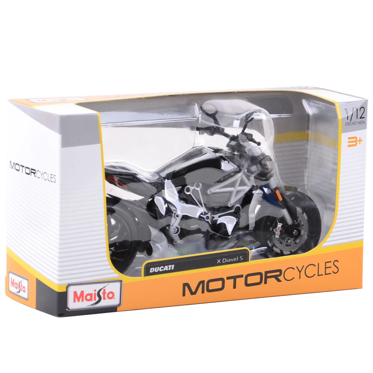 Maisto 1:12 Ducati X Diavel S Die Cast Vehicles Collectible Hobbies Motorcycle Model Toys 6
