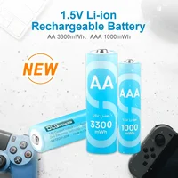 DLGPOWER 1.5V Lithium Battery AA/AAA Rechargeable battery with charger for Camera Electric toy Remote control Game controller - Image 3