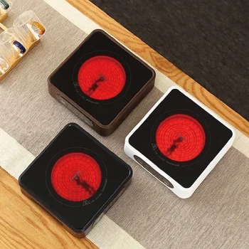 1500W Stufa Elettrica In Ceramica Stufa Da Tè Scaldabagno Bollente Casa 8 Gear Stufa di Riscaldamento Macchina Per Il Tè Caldaia Ad Acqua Auto Tenere Al Caldo 220V 1