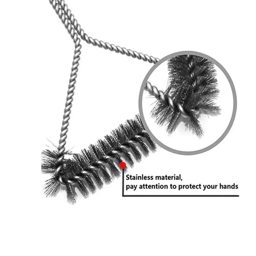 Barbecue Accessories Barbecue BBQ Grill Brush Clean Tool Grill Accessories Stainless Steel Bristles Non-stick Cleaning Brushes
