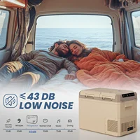 Холодильник 12 В, 35/45 л, портативная морозильная камера, электрический охладитель для транспортных средств, автомобильный холодильник, портативный холодильник 12 В для автомобиля, кемпинга — изображение 5