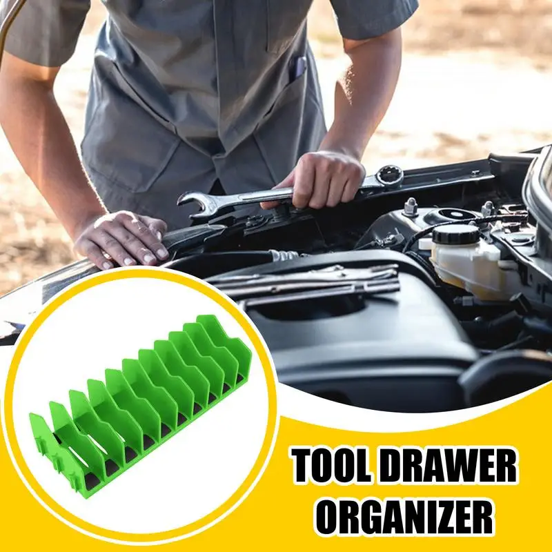 Wrench Storage Organizer 10 Slot Plier Holder Cutter Hammers Hand Tools Modular Toolbox Holder Durable Plastic