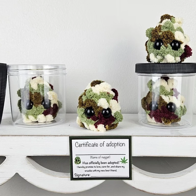 

Из плюша марихуаны, маленького плюша марихуаны, в баночке, мягкие игрушки ручной работы, маленькие плюшевые украшения для рабочего стола