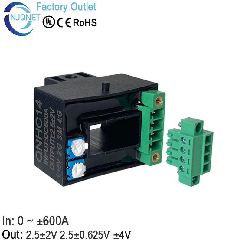 Датчик тока Холла QNHC14 50A 100a 200A 300A 400A 500A 600A / 4V ac фотоэлектрический сварочный аппарат Датчик Холла