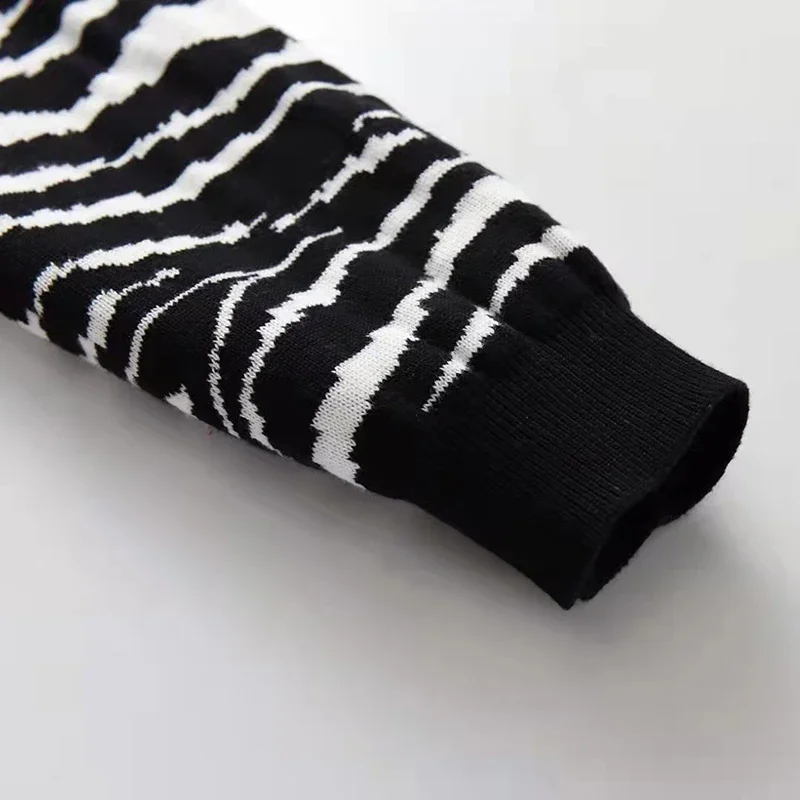 Children's Sweaters Kids Baby Boys Girls Long Sleeve Zebra-Stripe Sweaters New Autumn Winter Baby Boy Girl Knit