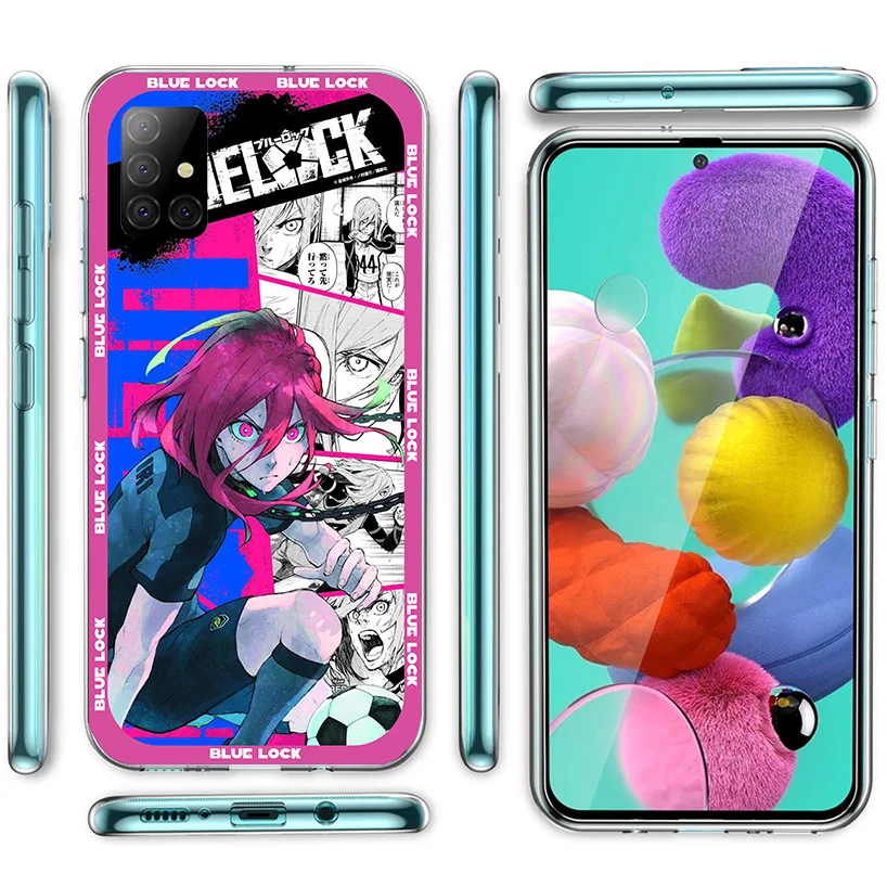 Blue Lock Anime-Themed Phone Case - Vibrant Design for Samsung Galaxy Devices