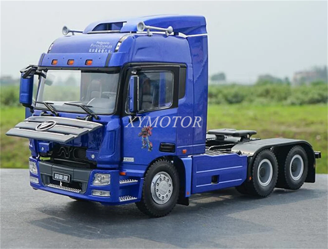 

AUTO MAN 1/24 For Auman EST-A Tractor Trailer EST Truck Diecast Model Car Toys Gifts Display Collection