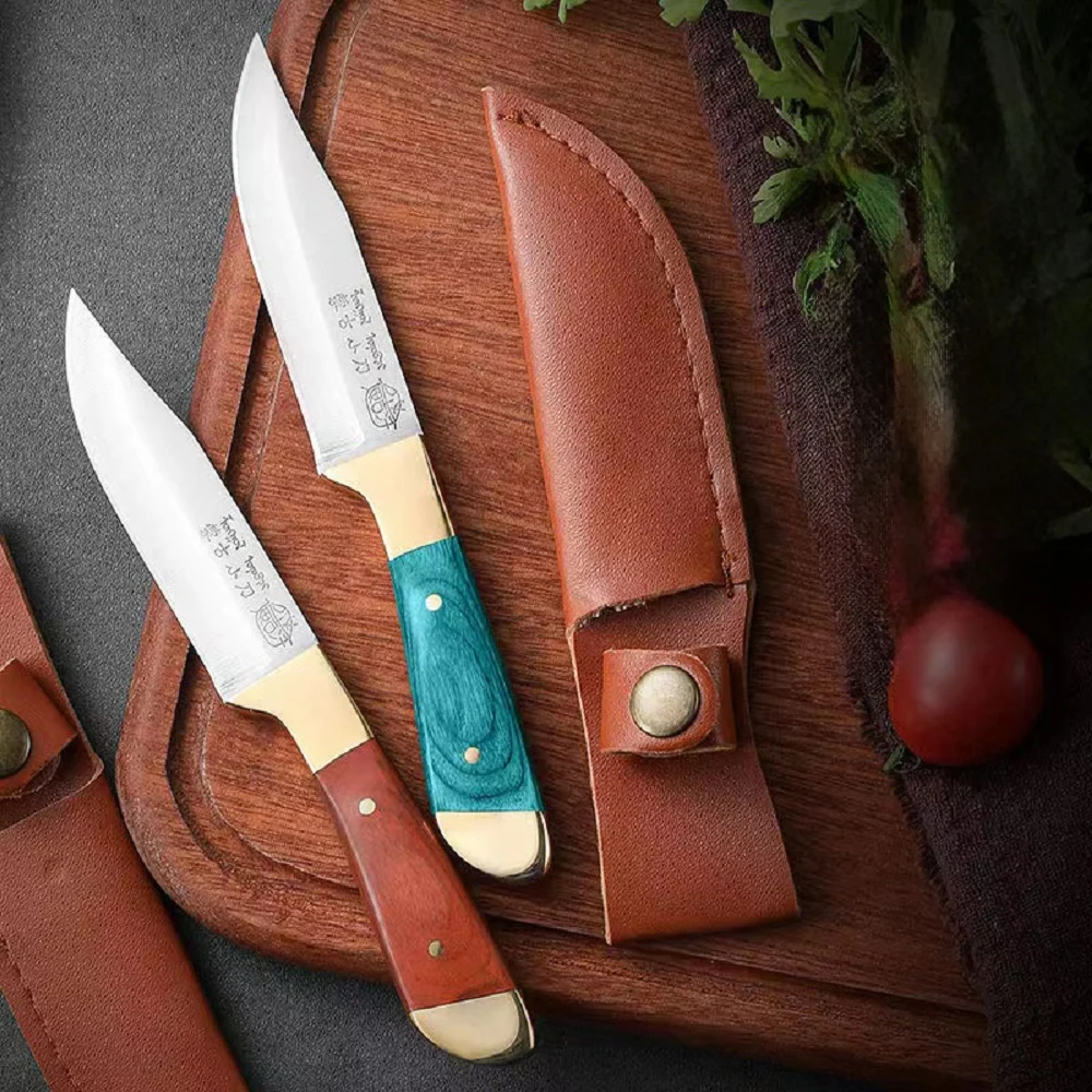 HouseholdstainlesssteelkitchenknifeEDCportablescabbardknife