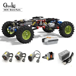 NEW Technical 4WD Off-road Front Suspension System MOC Building Blocks Parts Kits RC Bricks Model Cars for kids Boys DIY Toys