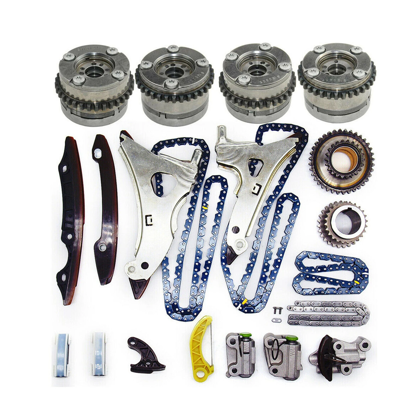 

Timing Chain Kit Camshaft Adjusters for Mercedes-Benz CLS500 GLE500 S500W212 M278