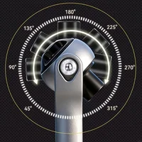 Clé à cliquet universelle, embout de tournevis à double usage, magnétique, à vitesse élevée, pour réparation, rotation avant et arrière 4