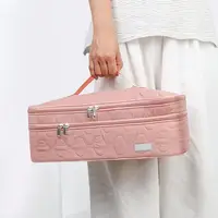 Campervan Hair Tools Travel Bag Double Layer Hair Dryer Storage Case Hair Styling Tools Bag Curling Irons Bag For RV Home 1