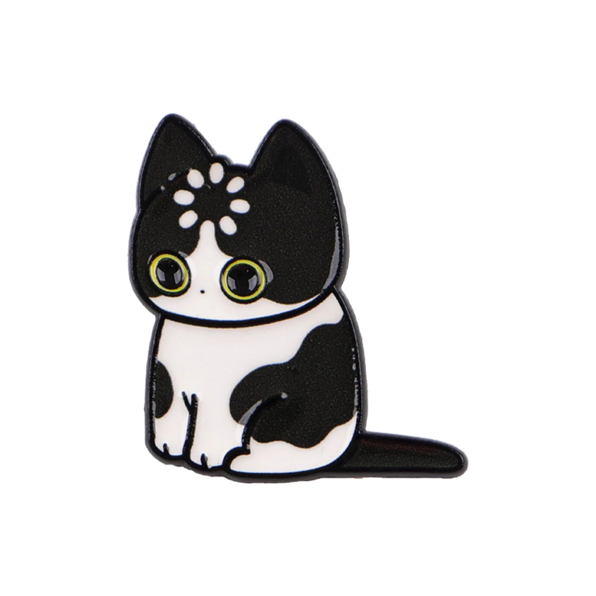 Charming Cat Enamel Pin Brooch – Stylish Metal Lapel Accessory and Gift