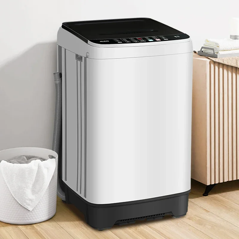 Automatic washing machine Household large-capacity rental dormitory Small blue light bacteriostatic washing machine 4