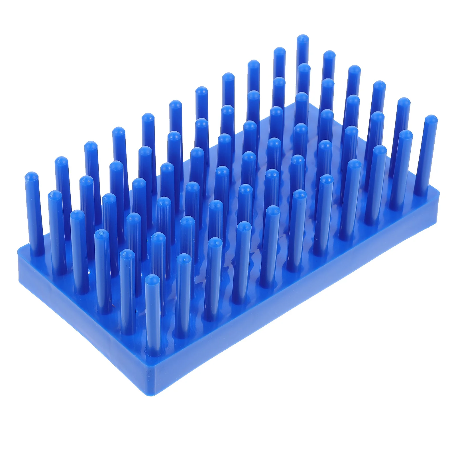 

Test Tube Drying Drain Rack Blue Test Drying Rack Test Tube Stand Plastic Chemistry Tray Science Hole Drainer Plate
