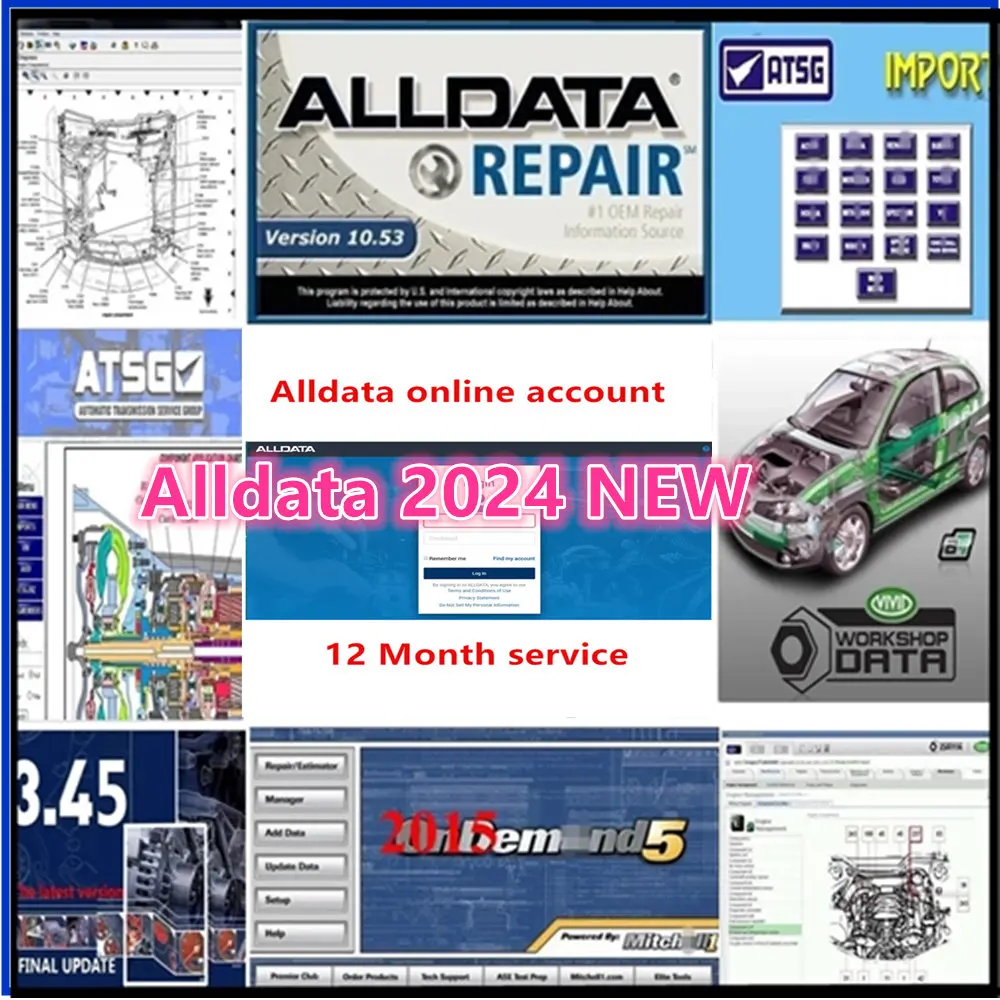

2024 Alldata online software auto repair Alldata 2014 year autodata 3.45 mit chell 2015 elsawin 6.0 etk.a 8.3 Vivid Stakis 2018