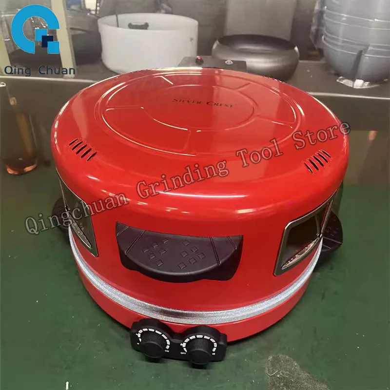 Steak Maker Home 2200W Arabic Double Temperature Control Large Diameter Capacity Electric Pizza Maker with Windows