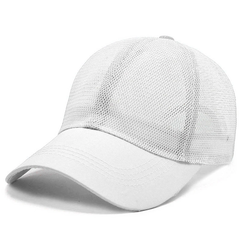 Summer Full Mesh Baseball Cap Quick Dry Cooling Sun Protection Cap Outdoor Golf Running Breathable Adjustable Snapback Hat 1