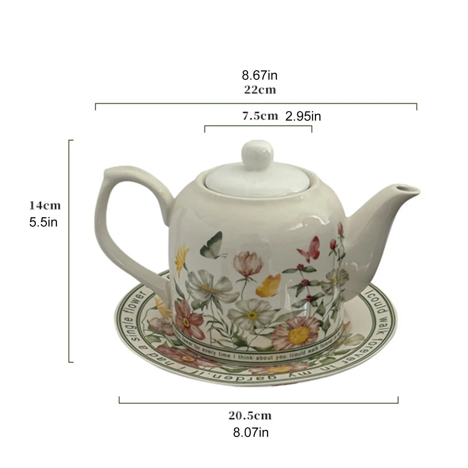 Teapot with Handle Reusable Juice Water Jug Coffee Pot for Office Hotel Milk