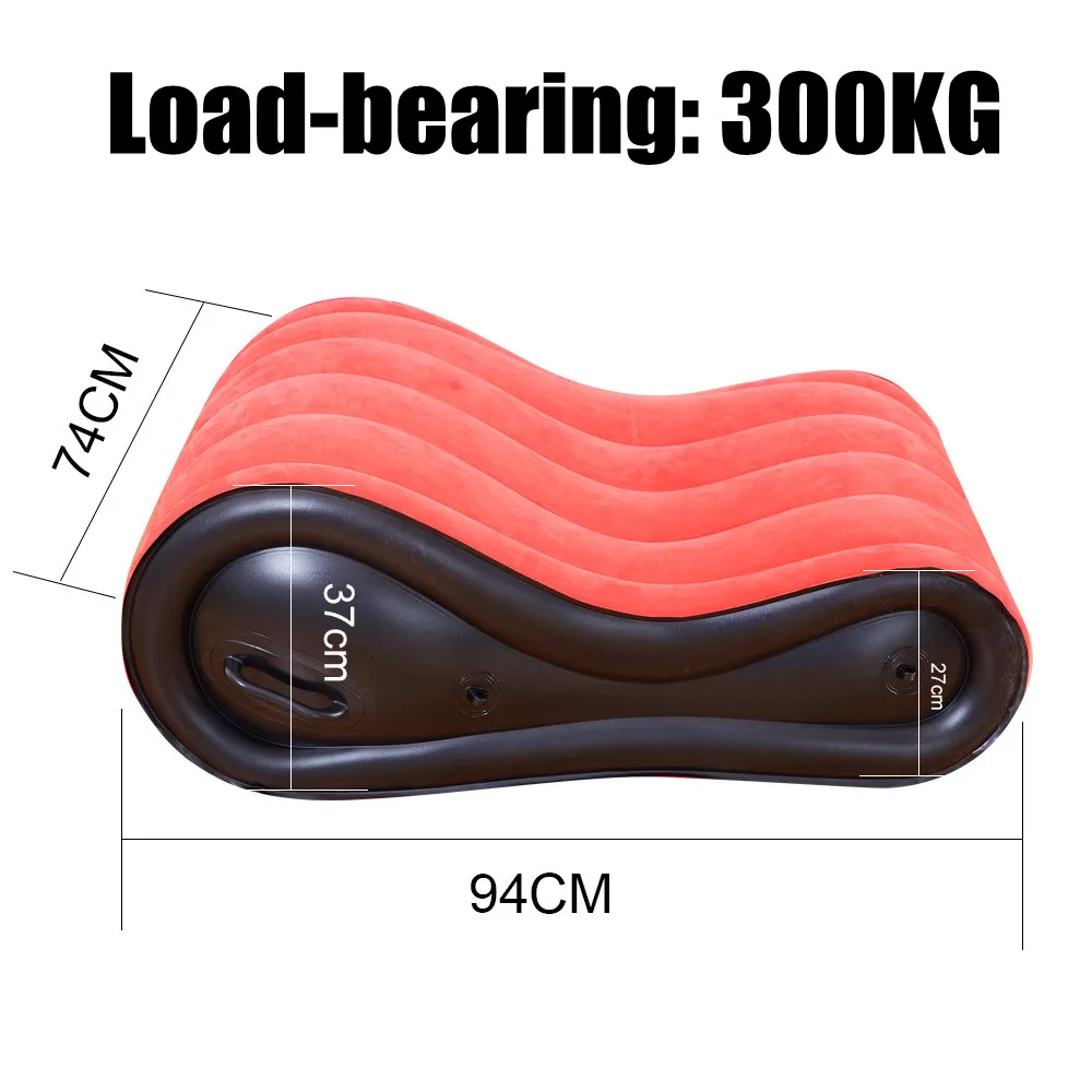 Folding Inflatable Sofa Bed Relaxing Travel Chair Bean Bag Furniture Sets PVC S Shape Lounges Chaise Camping Outdoor Chairs