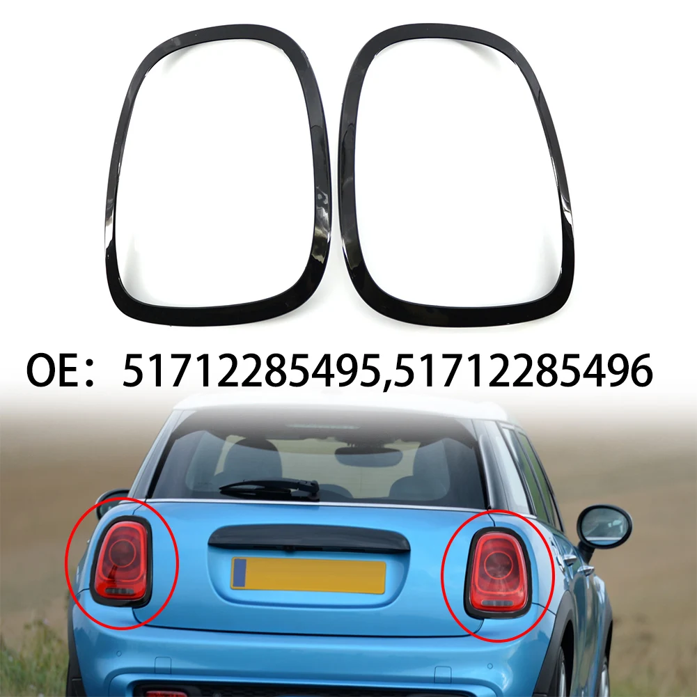 Headlight Trim Ring 2pcs Font/Rear Lamp Frame For MINI COOPER F55 F56 F57 2013-51712355791 51712355798