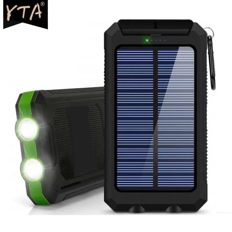 Внешний аккумулятор на солнечной батарее с светодиодный USB-портами 80000 мАч |