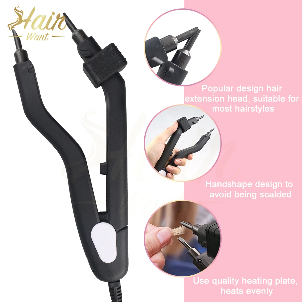 헤어 웨이트 헤어 익스텐션 커넥터 툴 키트 40g 헤어 익스텐션 비즈 K팁 헤어 도구 멜팅 히트 아이론 메탈 헤어 클립