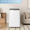 Portable Air Conditioner 14000 BTU AC Unit Remote Control Dehumidifier 600 sq.ft Room Cooling 3-in-1 Operation LCD Display Easy 5